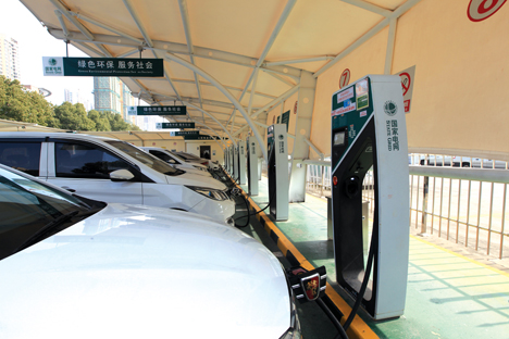 常熟充電站項目均由宏宇公司完成土建、安裝與運維
